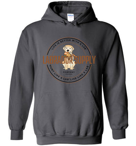 Yellow Lab Sweatshirt From Labrador Supply Co. - Hunt Like A Lab - Labrador Retriever Hoodie