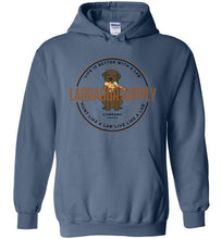 Chocolate Lab Sweatshirt From Labrador Supply Co. - Hunt Like A Lab - Labrador Retriever Hoodie