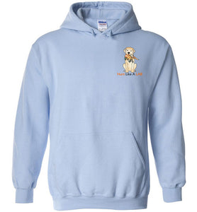 Labrador Retriever Hoodie Hunt Like A Lab - Yellow Lab Sweatshirt