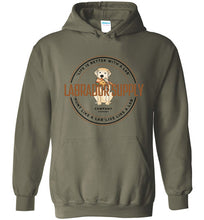 Yellow Lab Sweatshirt From Labrador Supply Co. - Hunt Like A Lab - Labrador Retriever Hoodie