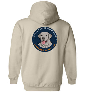 Silver Labrador Hoodie - Kids and Adults - Lab Sweatshirt From Labrador Supply Co.