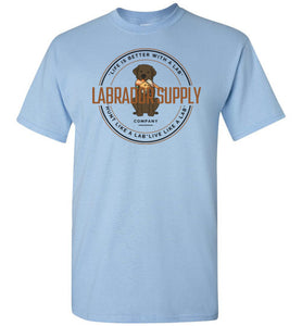 Chocolate Lab Tees From Labrador Supply Co. - Hunt Like A Lab - Labrador Retriever T-shirt