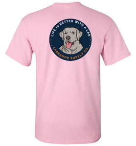 Silver Labrador T-shirt - Kids and Adults - Lab Tee From Labrador Supply Co.