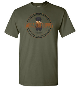 Black Lab Tees From Labrador Supply Co. - Hunt Like A Lab - Labrador Retriever T-shirt