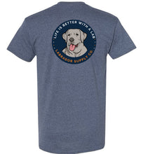 Silver Labrador T-shirt - Kids and Adults - Lab Tee From Labrador Supply Co.