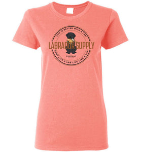 Black Lab Tees From Labrador Supply Co. - Women's Hunt Like A Lab - Labrador Retriever T-shirt