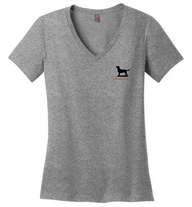 Labrador Retriever T-shirts - Womens V-neck - Labrador Supply Co. Tees