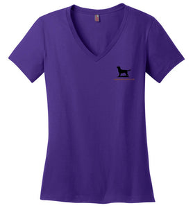 Labrador Retriever T-shirts - Womens V-neck - Labrador Supply Co. Tees