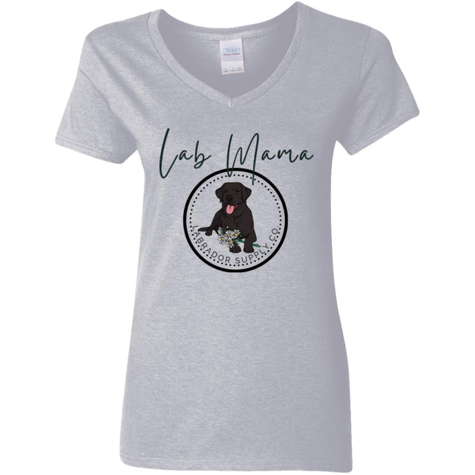 Black Lab Mama T-shirt - Black Labrador Retriever Tee From Labrador Supply Co.