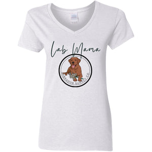 Red Fox Lab Mama T-shirt - Red Fox Labrador Retriever MOM Tee From Labrador Supply Co.