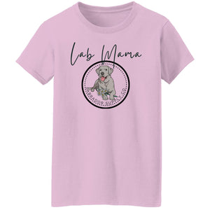 Silver Lab Mama T-shirt - Silver Labrador Retriever Mom Tee From Labrador Supply Co.