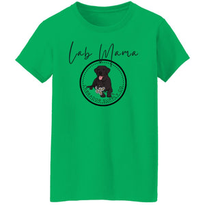 Black Lab Mama T-shirt - Black Labrador Retriever Tee From Labrador Supply Co.