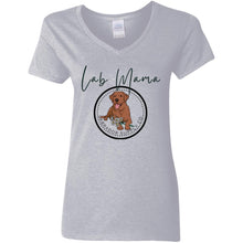 Red Fox Lab Mama T-shirt - Red Fox Labrador Retriever MOM Tee From Labrador Supply Co.