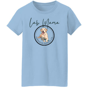 Yellow Lab Mama T-shirt - Yellow Labrador Retriever Tee From Labrador Supply Co.