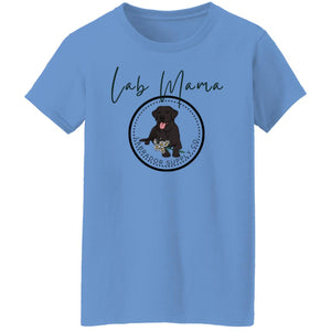 Black Lab Mama T-shirt - Black Labrador Retriever Tee From Labrador Supply Co.