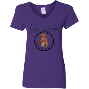 Red Fox Lab Mama T-shirt - Red Fox Labrador Retriever MOM Tee From Labrador Supply Co.