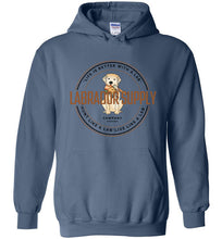 Yellow Lab Sweatshirt From Labrador Supply Co. - Hunt Like A Lab - Labrador Retriever Hoodie