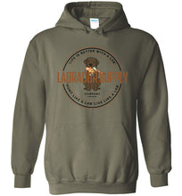 Chocolate Lab Sweatshirt From Labrador Supply Co. - Hunt Like A Lab - Labrador Retriever Hoodie