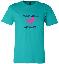 Labrador T-shirt - Worry Less, Wag More! From Lab HQ