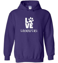 "LOVE Labradors" Labrador Hoodie From Lab HQ