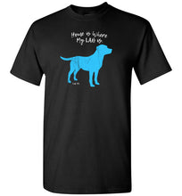 Labrador T-shirt "Home Is Where My Lab Is" T-shirt by Lab HQ