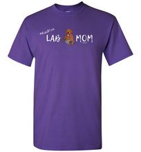 Red Fox Lab T-shirt - Red Fox "Lab MOM" T-shirt From Lab HQ