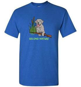 Second Nature - Silver Lab Shirt - Duck Hunting From Lab HQ