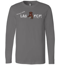 Chocolate Lab T-shirt - Chocolate "Lab MOM" T-shirt From Lab HQ