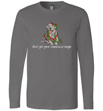 Silver Labrador T-shirt - Don't Get Your Tinsel In A Tangle Lab Tee From Lab HQ