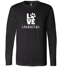 Labrador T-shirt "LOVE Labradors" T-shirt by Lab HQ