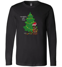 Chocolate Lab T-shirt - Naughty And Nice Christmas Lab Tee From Lab HQ