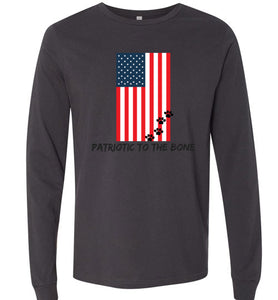 Dog Lover T-shirt - USA "Patriotic To The Bone" T-shirt From Lab & Friends At Lab HQ