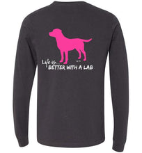 Labrador T-shirt- Pink - Life Is Better With A Lab T-shirt From Lab HQ