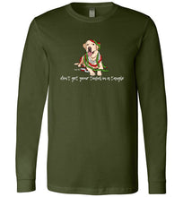Yellow Labrador T-shirt - Don't Get Your Tinsel In A Tangle Lab Tee From Lab HQ