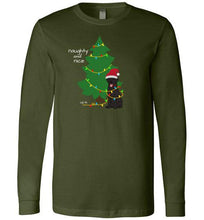 Black Lab T-shirt - Naughty And Nice Christmas Lab Tee From Lab HQ