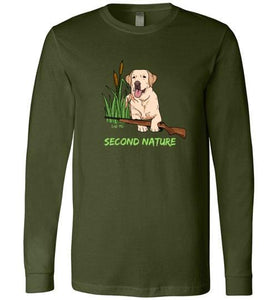 Second Nature - Yellow Lab Shirt - Duck Hunting From Lab HQ