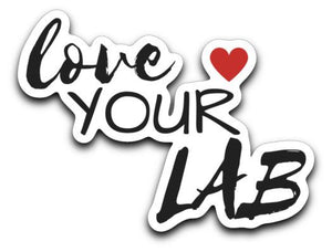 Labrador Retriever Decals - Love Your LAB from Lab HQ