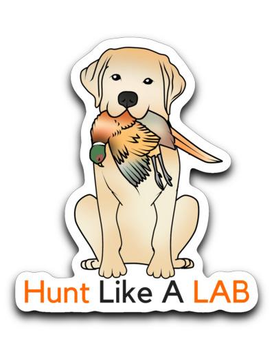 Labrador Retriever Decals - Hunt Like A Lab