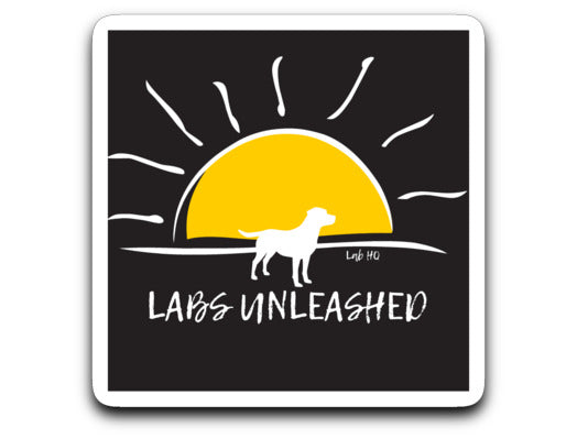 Labrador Decal - Labs Unleashed Sticker From Lab HQ