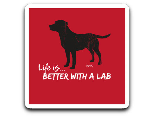 LABRADOR STICKERS - Black - FROM LAB HQ