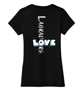 Lab T-shirt - "Love Labradors" T-shirt From Lab HQ
