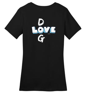 Dog Lover T-shirt " Dog Love" T-shirt from Lab & Friends At Lab HQ 