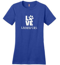 Labrador T-shirt "LOVE Labradors" T-shirt by Lab HQ