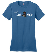 Black Lab T-shirt - Black "Lab MOM" T-shirt From Lab HQ