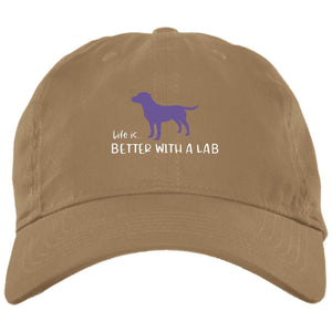 Labrador Retriever Hats - Purple - Life Is BETTER With A Lab - Hat