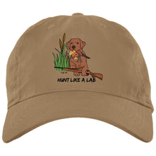 Red Fox Labrador Retriever Ball Caps - Hunt Like A Lab Hunting Cap From Lab HQ