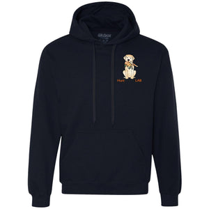 Labrador Retriever Hoodie Hunt Like A Lab - Yellow Lab With Bird Sweatshirt