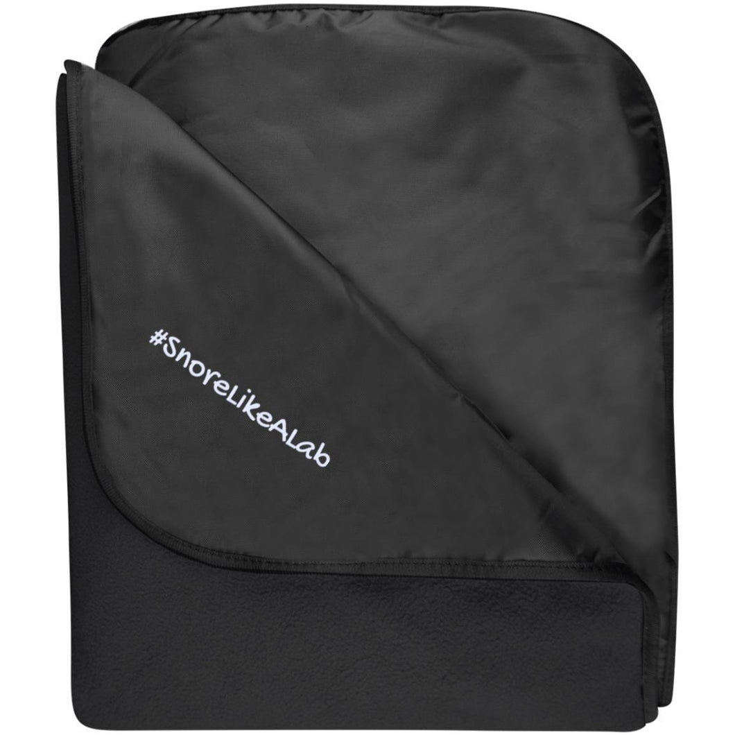#Snore Like A Lab Travel Blanket