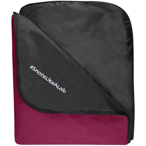 #Snore Like A Lab Travel Blanket