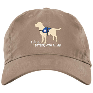 Yellow Lab Hat - Life Is Better With A Lab - Service Dog - Yellow Lab Hat From Lab HQ